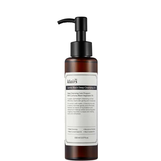 Dear Klairs Gentle Black Deep Cleansing Oil