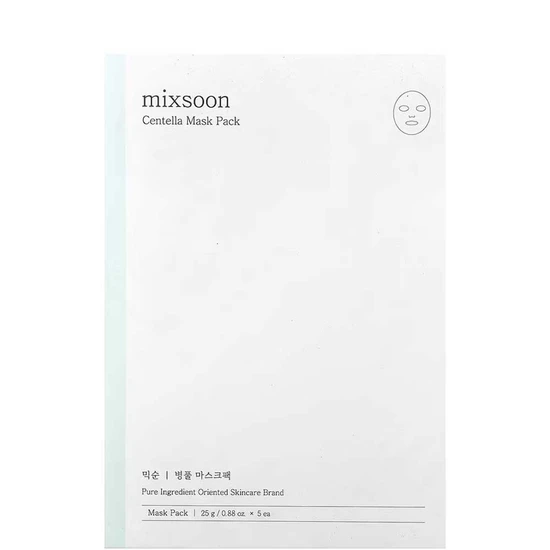 Mixsoon Centella Asiatica Sheet Mask Pack For Irritated & Sensitive Skin
