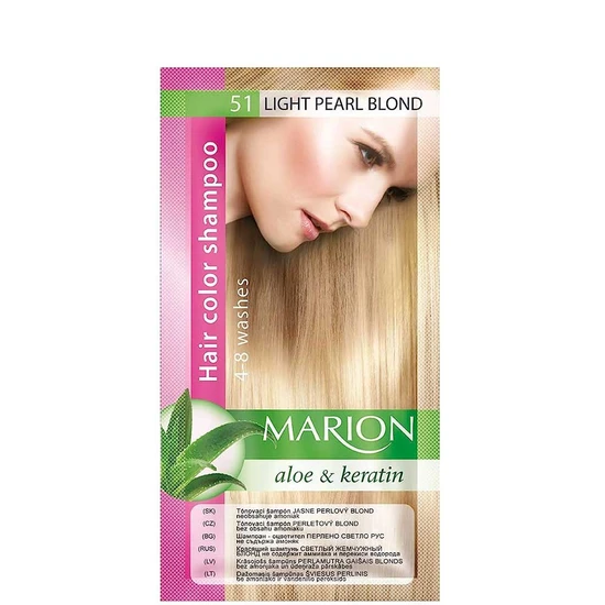 Marion Aloe & Keratin Hair Colour Shampoo 4-8 Washes