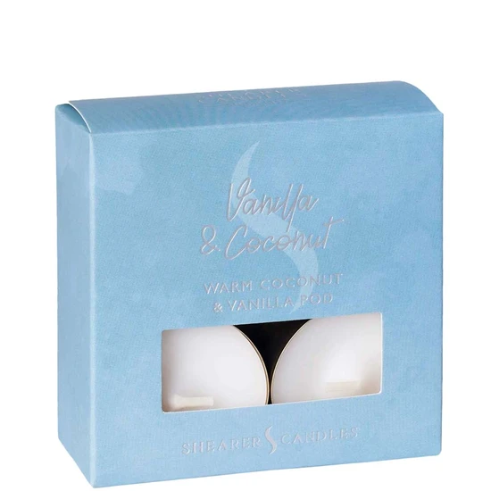 Shearer Candles Vanilla & Coconut Scented Tea Lights