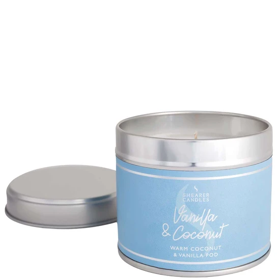 Shearer Candles Vanilla & Coconut Large Tin Candle