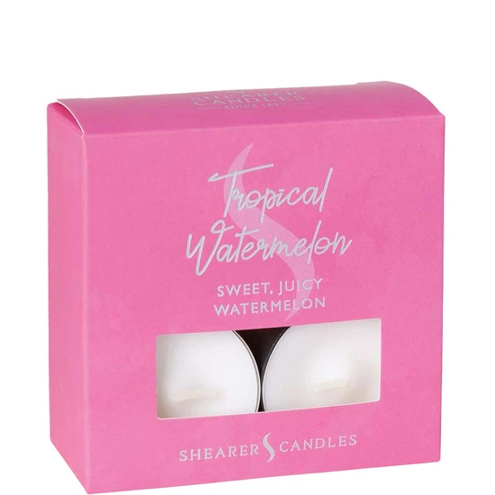 Shearer Candles Tropical Watermelon Scented Tea Lights