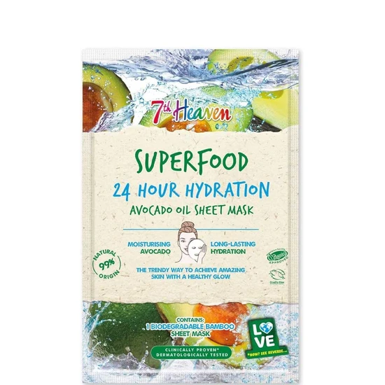 7th Heaven Superfood Hydration Avocado Oil Sheet