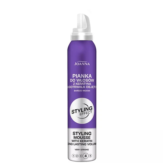 Joanna Styling Effect Long Lasting Very Strong Keratin Mousse