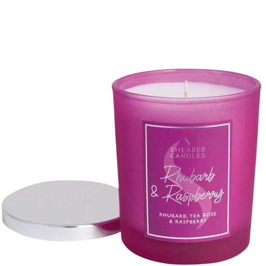 Shearer Candles Rhubarb & Raspberry Scented Jar Candle