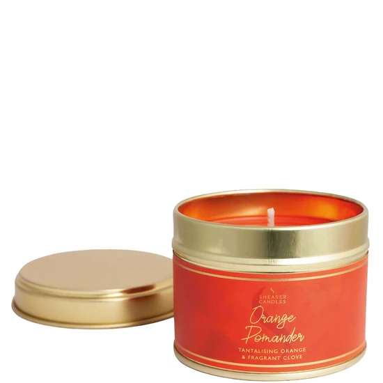 Shearer Candles Orange Pomander Small Tin Candle