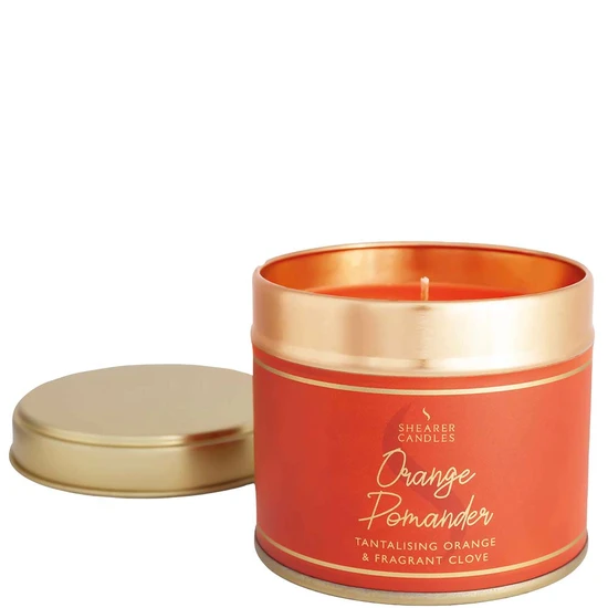 Shearer Candles Orange Pomander Large Tin Candle