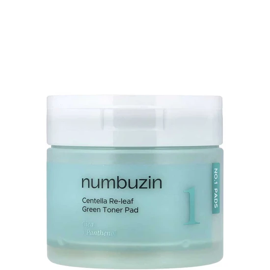 Numbuzin No.1 Centella Re-leaf Green Toner Pad