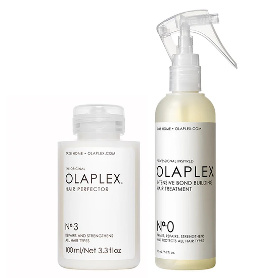 Olaplex No. 0 Intensive Bond Building Treatment & No. 3 Hair Perfector Duo