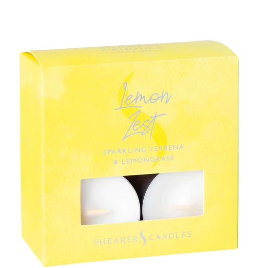 Shearer Candles Lemon Zest Scented Tea Lights