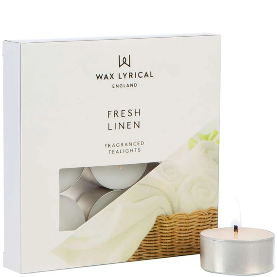 Wax Lyrical Fresh Linen Tea Lights