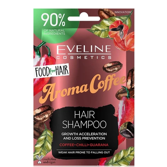 Eveline Food For Hair Aroma Coffee Hair Shampoo