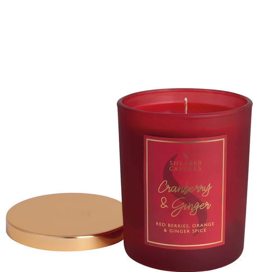 Shearer Candles Cranberry & Ginger Scented Jar Candle