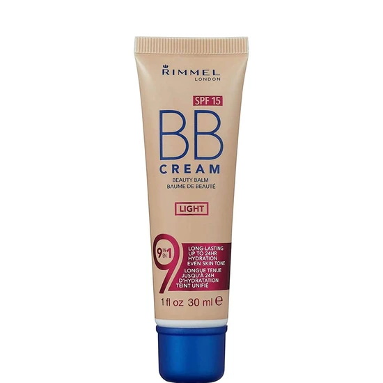 Rimmel BB Cream 9-in-1 Lightweight Formula With Brightening Effect SPF 15