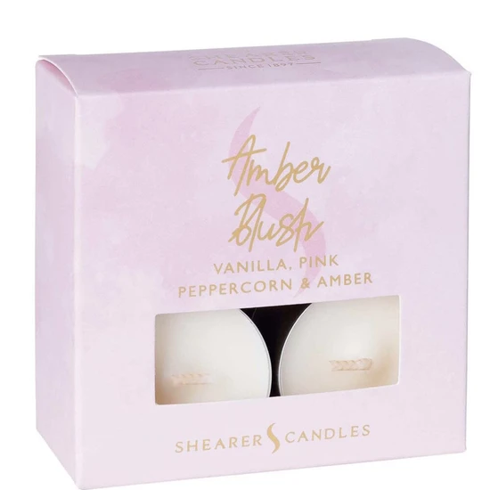 Shearer Candles Amber Blush Scented Tea Lights