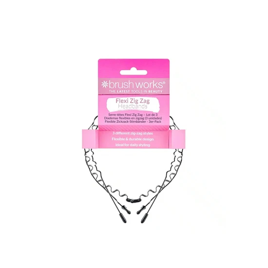 Brushworks Flexi Zig Zag Headbands