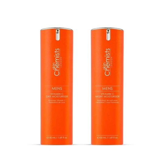 skinChemists Mens Vitamin C Day & Night Routine