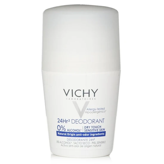 Vichy 24hr Deodorant Dry Touch Roll-On For Sensitive Skin