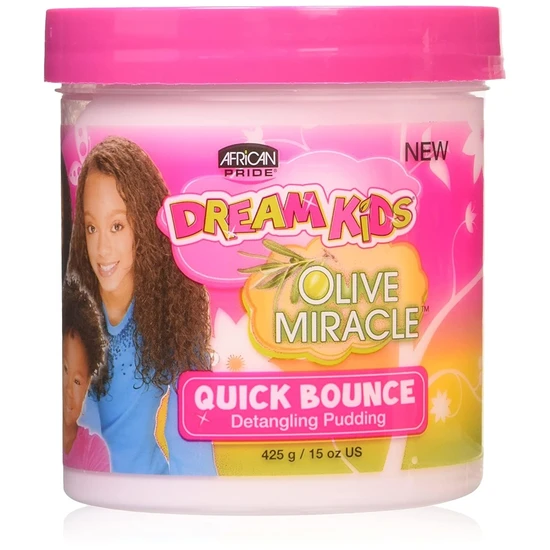 African Pride Dream Kids Olive Miracle Quick Bounce Detangling Pudding