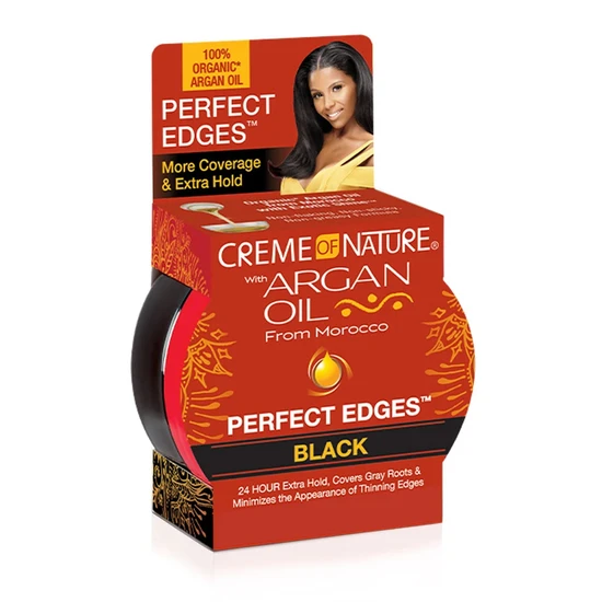 Creme Of Nature Argan Oil Perfect Edges Black Gel