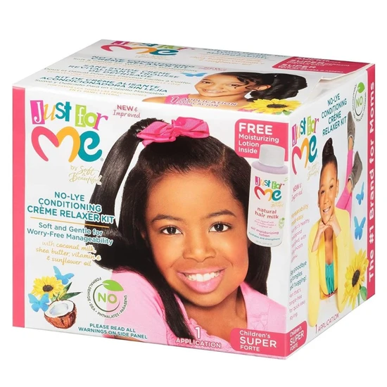 Just For Me No-lye Conditioning Creme Relaxer Kit
