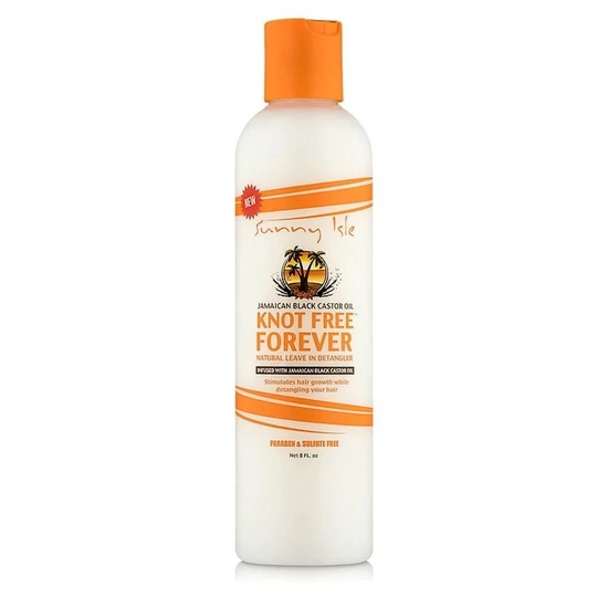 Sunny Isle Jamaican Black Castor Oil Knot Free Forever Natural Leave-In Detangler