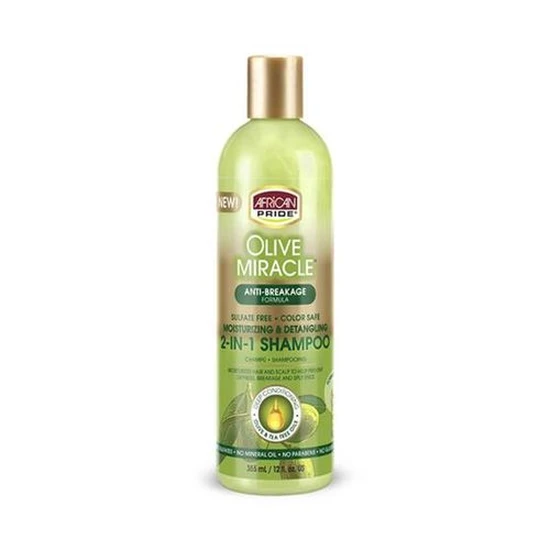 African Pride Olive Miracle 2 In 1 Shampoo & Conditioner