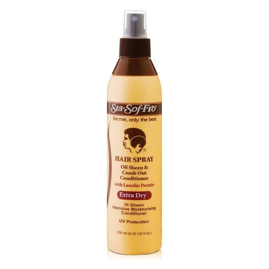 Sta-Sof-Fro Oil Sheen & Comb-Out Conditioner Hairspray Extra Dry