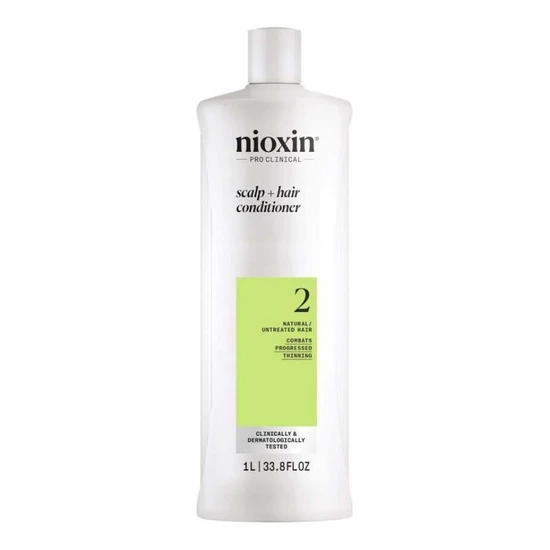 Nioxin Density System 2 Scalp Therapy Conditioner Natural Hair, Progressed Thinning