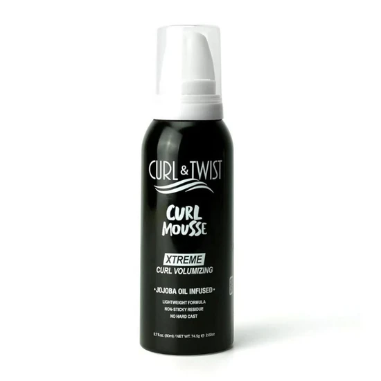 Ebin New York Curl & Twist Xtreme Curl Volumising Curl Mousse