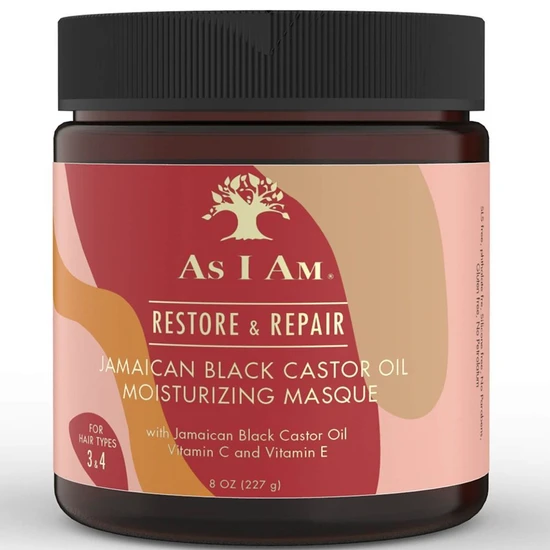 As I Am Jamaican Black Castor Oil Masque