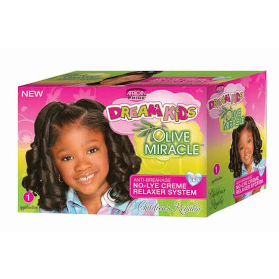 African Pride Dream Kids Olive Miracle No-Lye Creme Relaxer