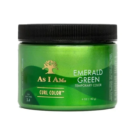 As I Am Curl Colour Emerald Green Vert Temporary Colour