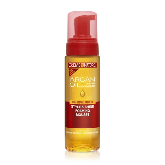 Creme Of Nature Argan Oil Style & Shine Foaming Mousse Define Curls