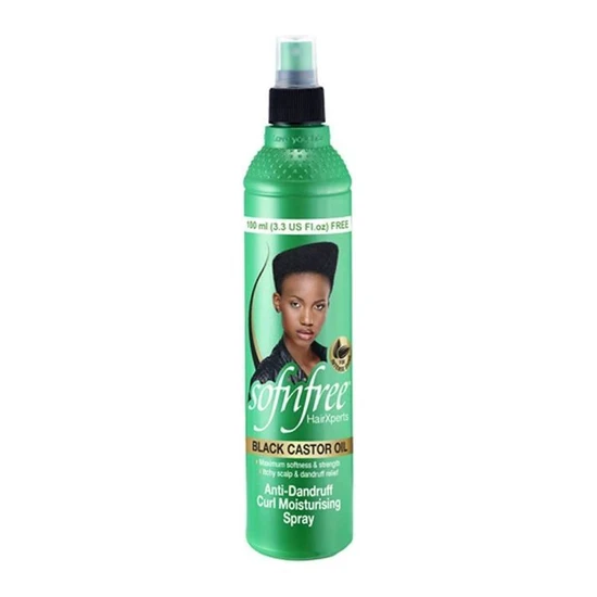 Sofn'Free Black Castor Oil Anti-Dandruff Curl Moisturising Spray