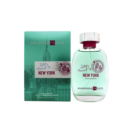 Mandarina Duck Let's Travel To New York For Woman Eau de Toilette 100ml Spray - Image 4