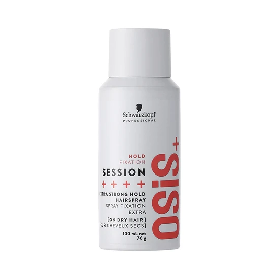 Schwarzkopf OSIS Session Extra Strong Hold Hair Spray Styling Travel Size 100ml - Image 2
