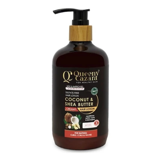 Queeny Cazara Sulfate-Free Coconut & Shea Butter Hydrating Cream Conditioner