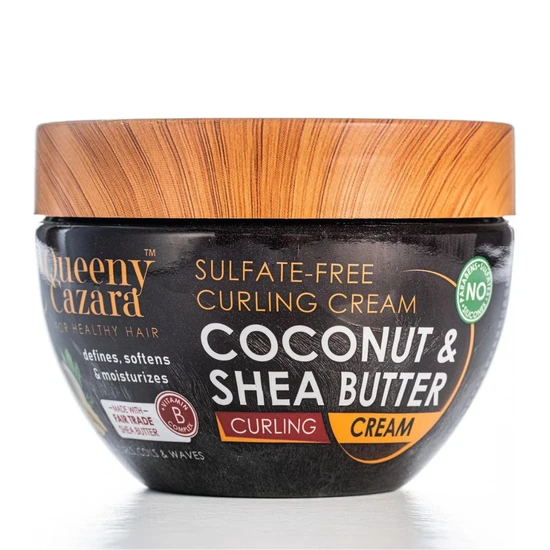 Queeny Cazara Sulfate-Free Coconut & Shea Butter Curling Cream