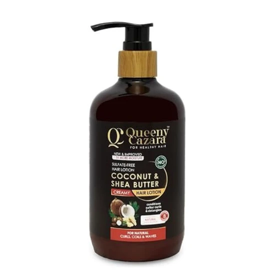 Queeny Cazara SULFATE-FREE COCONUT & SHEA BUTTER CREAMY HAIR LOTION