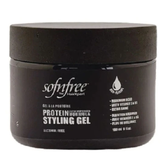 Sofn'Free Non Flaking Protein Styling Gel Black