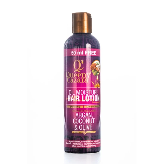 Queeny Cazara Argan, Coconut & Olive Oil Moisture Hair Lotion