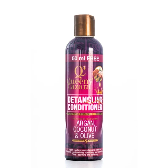 Queeny Cazara Argan, Coconut & Olive Detangling Conditioner