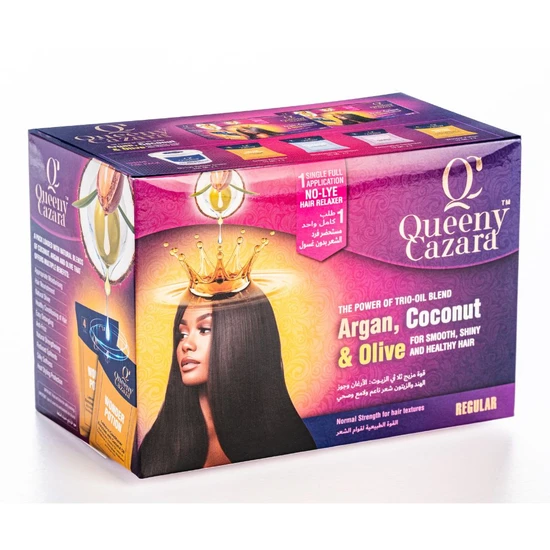 Queeny Cazara Argan, Coconut & Olive Relaxer