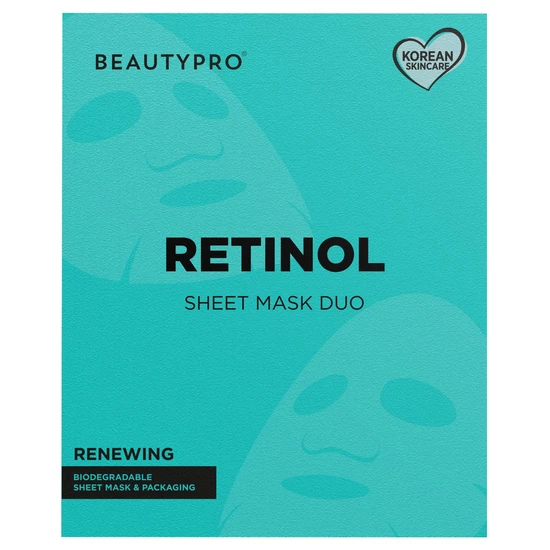 BeautyPro Retinol Renewing Facial Sheet Mask