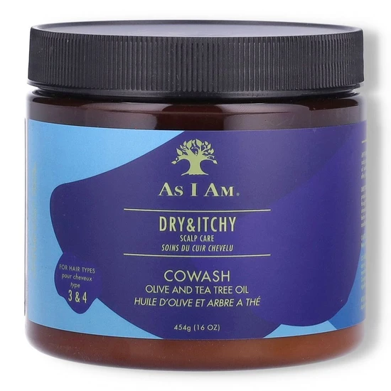As I Am Dry & Itchy Scalp Care Olive & Tea Tree Oil Co Wash
