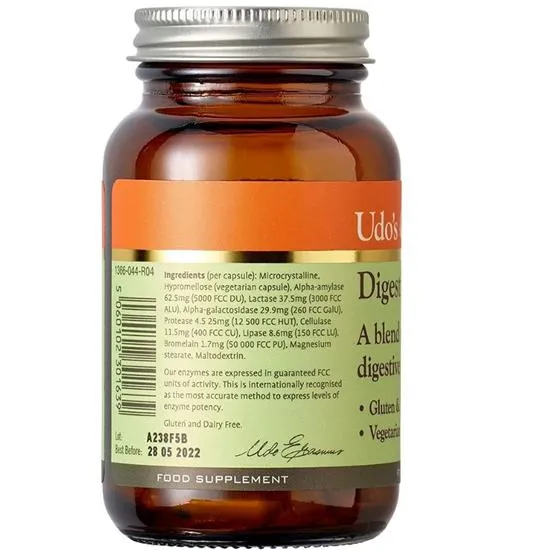 Udo's Choice Digestive Enzyme Blend Vegicaps 60 Vegicaps