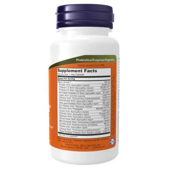 NOW Foods Digest Ultimate Capsules 120 Capsules