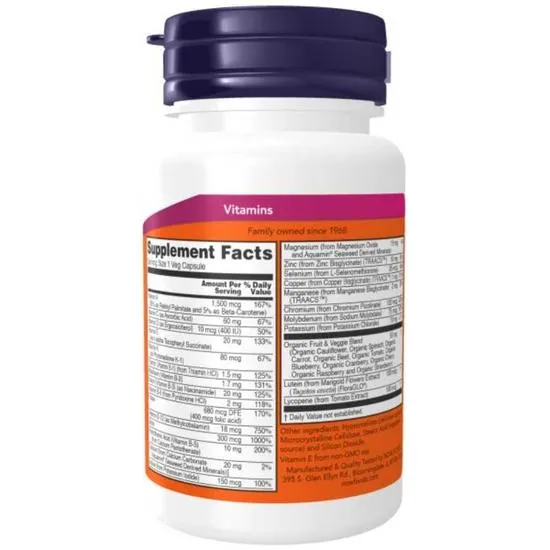 NOW Foods Daily Vits Capsules 30 Capsules