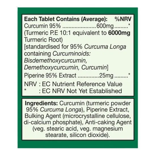 Health Aid Curcumin 3 30 Tablets